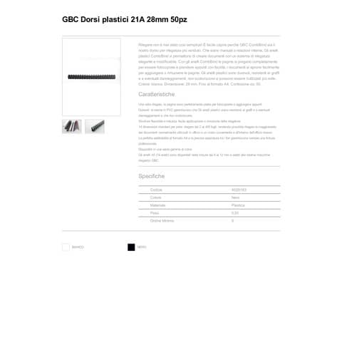gbc-scatola-50-dorsi-spirale-28mm-nero-21-anelli