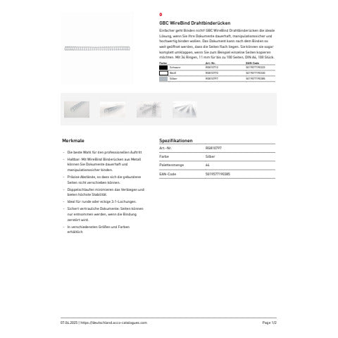 gbc-spirali-metalliche-34-anelli-wirebind-11mm-a4-argento-rg810797