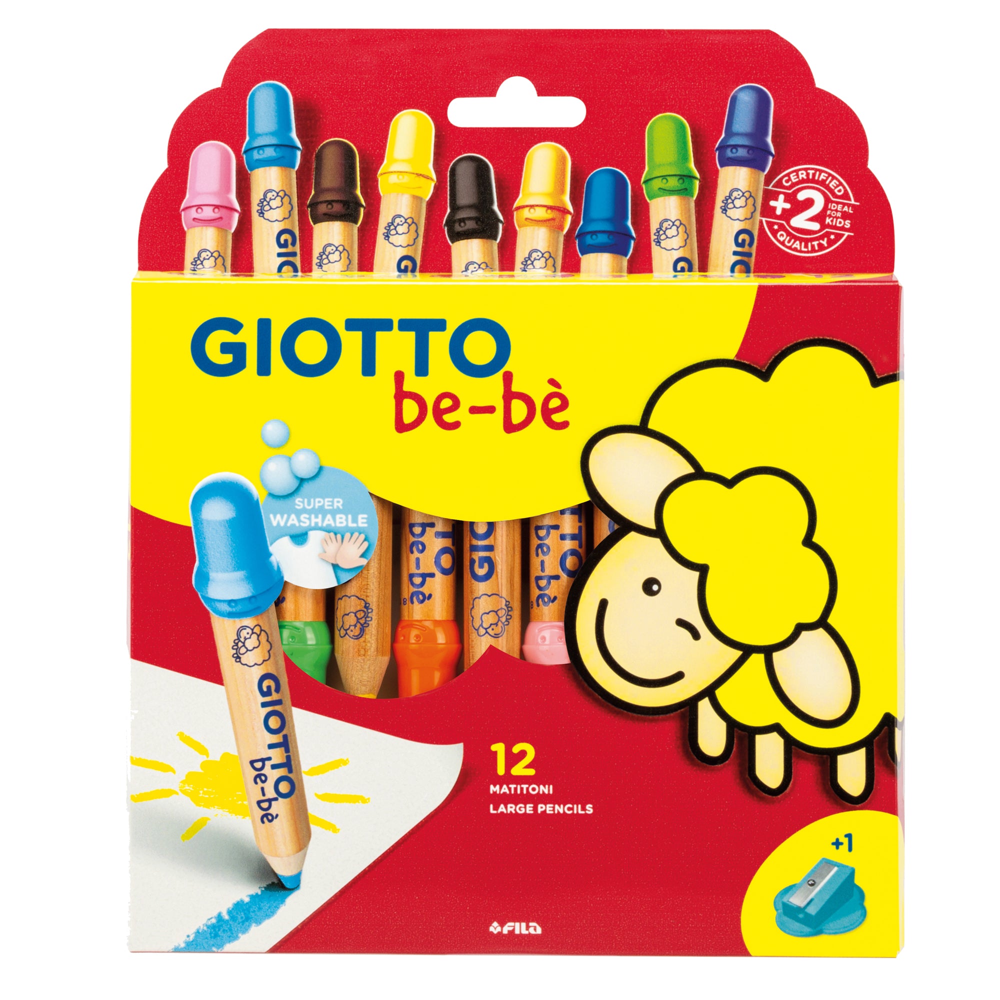 giotto-bebè-astuccio-12-supermatitoni-lavabili-c-temperino