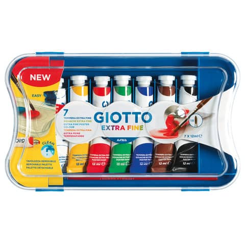 giotto-tempere-extra-12-ml-assortiti-scatola-7-tubetti-1-pennello-f30310000