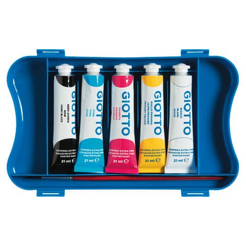 giotto-tempere-extra-21-ml-assortiti-scatola-5-tubetti-1-pennello-f32710000