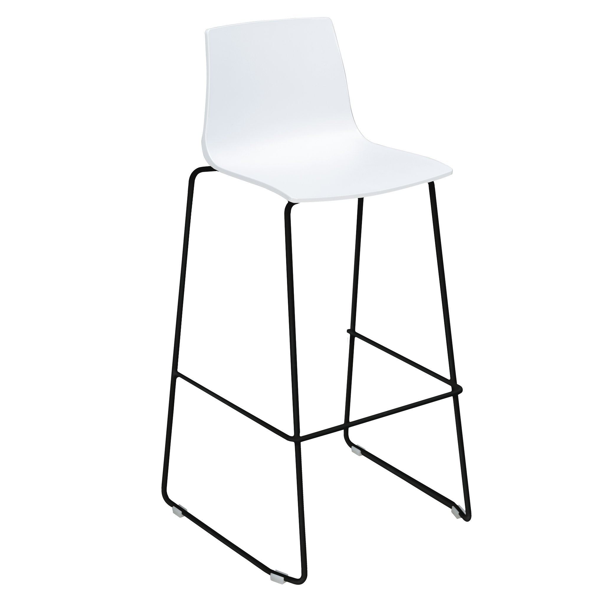 grandsoleil-sgabello-imola-fix-base-nero-opaco-bianco