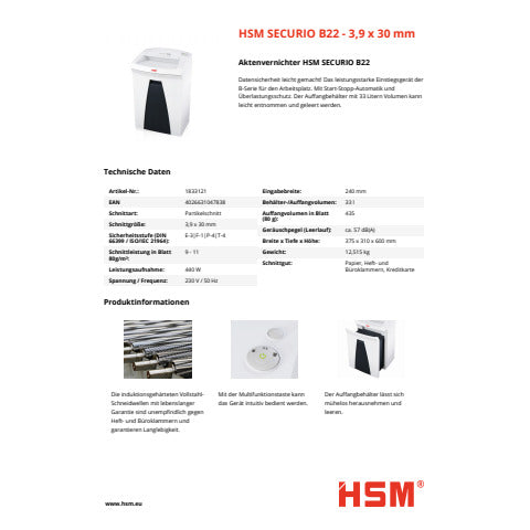 hsm-distruggidocumenti-securio-b22-p-4-33-l-taglio-frammenti-3-9x30-mm-bianco-1833121