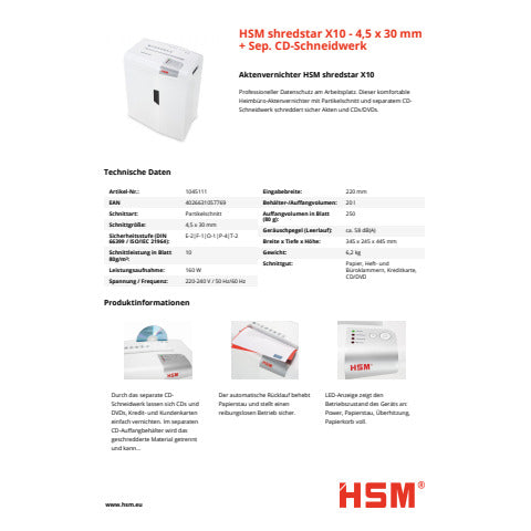 hsm-distruggidocumenti-shredstar-x10-p-4-20-l-taglio-frammenti-4-5x30-mm-bianco-argento-1045111