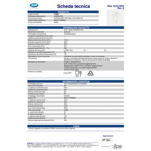 ilipbio-bicchiere-trasparente-pla-bio-8-8-g-500-ml-diametro-85-mm-conf-50-pz-500ml-500cc-61360