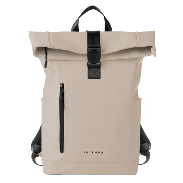 in-tempo-zaino-roll-top-drop-gomma-antipioggia-dim-30x42x14cm-crema-intempo