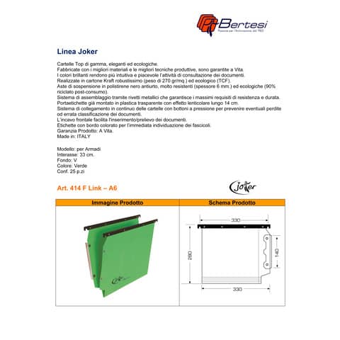 joker-cartelle-sospese-laterali-armadi-linea-33-cm-fondo-v-verde-conf-25-pezzi-414f-link-a6