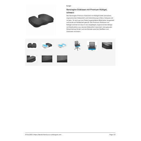 kensington-cuscino-ergonomico-cool-gel-premium-gel-refrigerante-nero-k55807ww