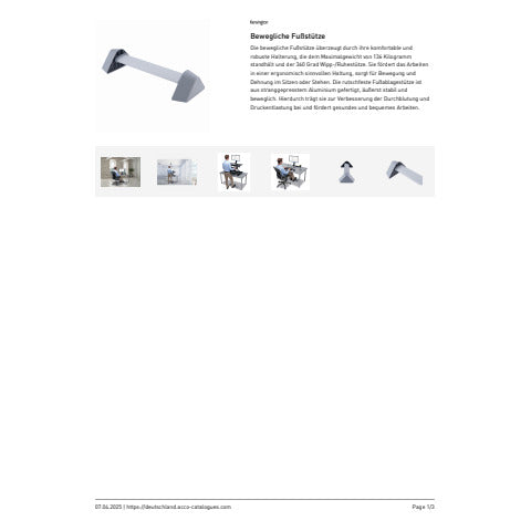 kensington-poggiapiedi-oscillante-barra-girevole-360-grigio-k58303ww