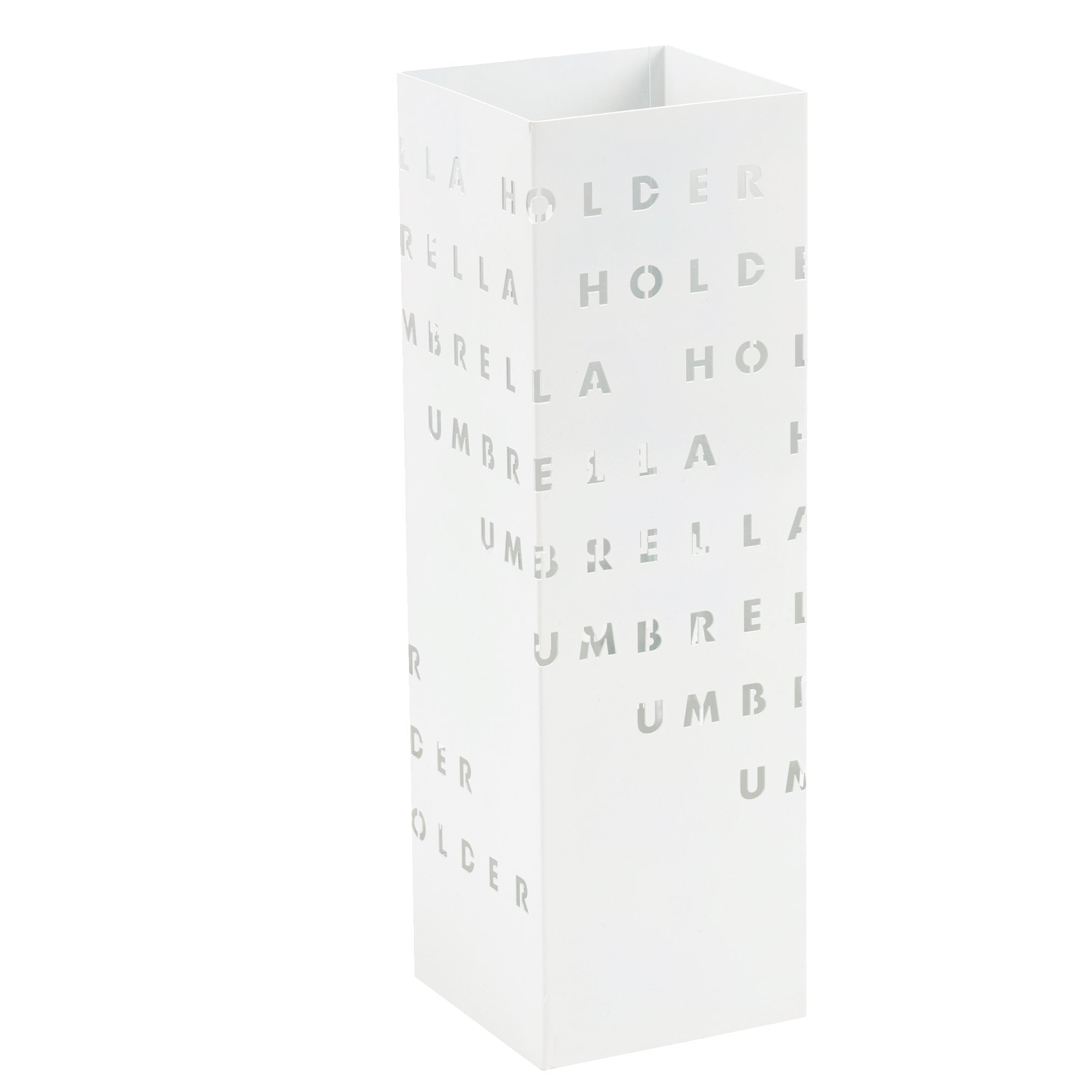 king-collection-portaombrelli-metallo-verniciato-fantasia-lettere-bianco