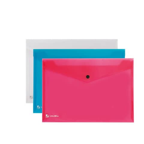 king-mec-busta-bottone-pull-a4-21x29-7-cm-assortiti-111355