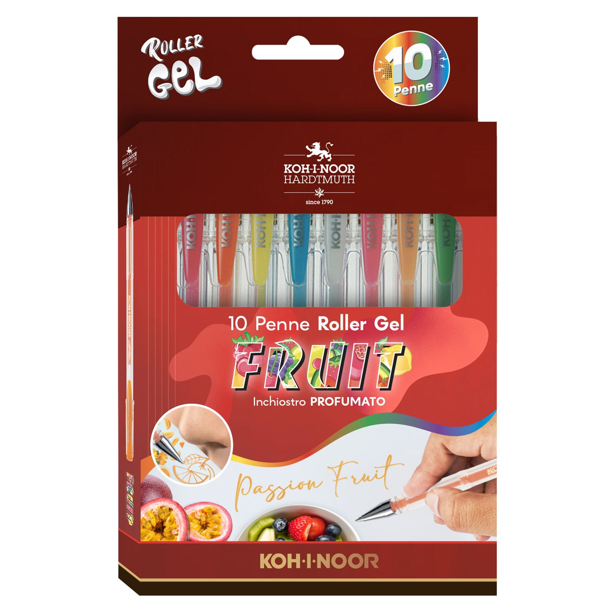 koh-i-noor-astuccio-10-roller-koh-i-gel-colori-fruit