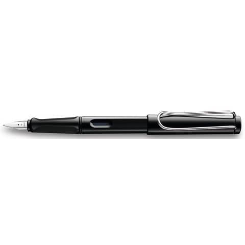 lamy-penna-safari-punta-media-inchiostro-blu-blackstilo-fusto-nero-1219679