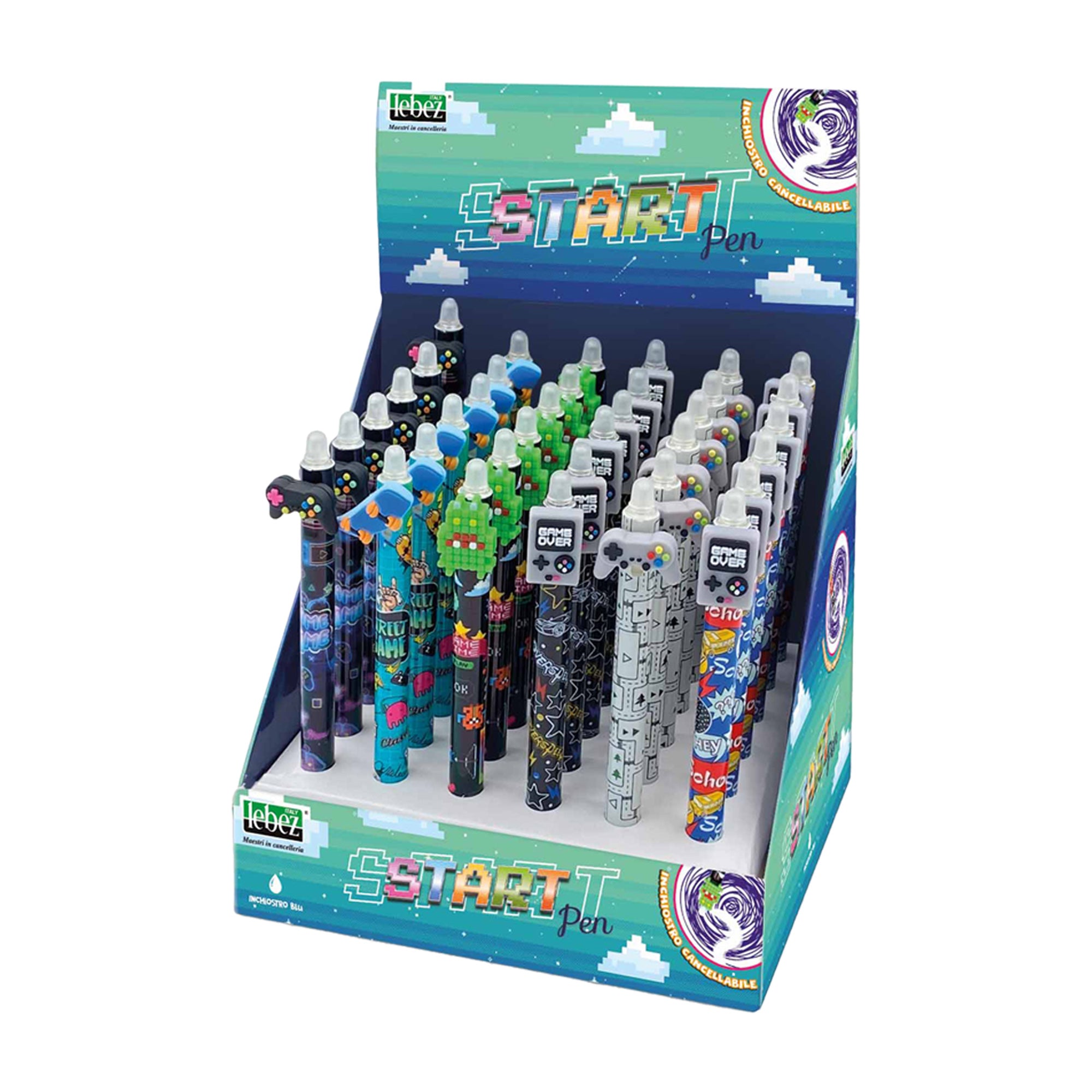 lebez-box-4-expo-36pz-cad-penne-cancellabili-fantasie-assortite