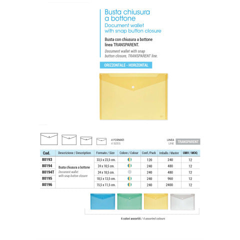 lebez-buste-bottone-orizzontale-conf-12-pezzi-formato-a4-colori-assortiti-80193