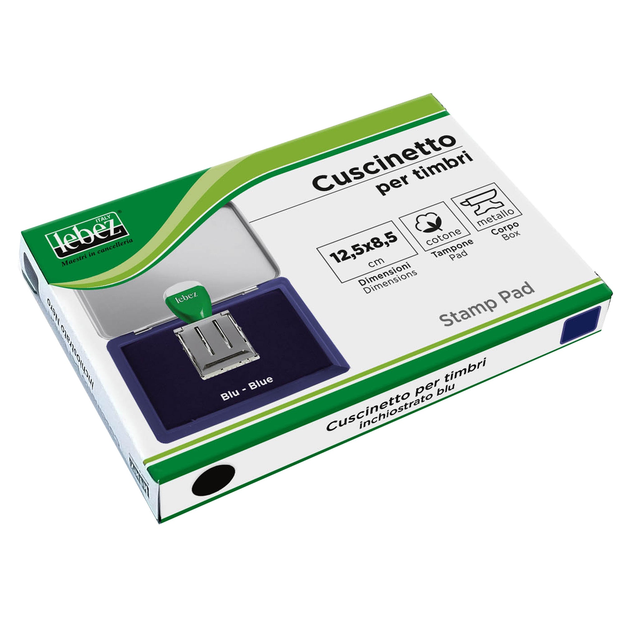 lebez-cuscinetto-timbri-12-5x8-5cm-blu-art-1481-bl