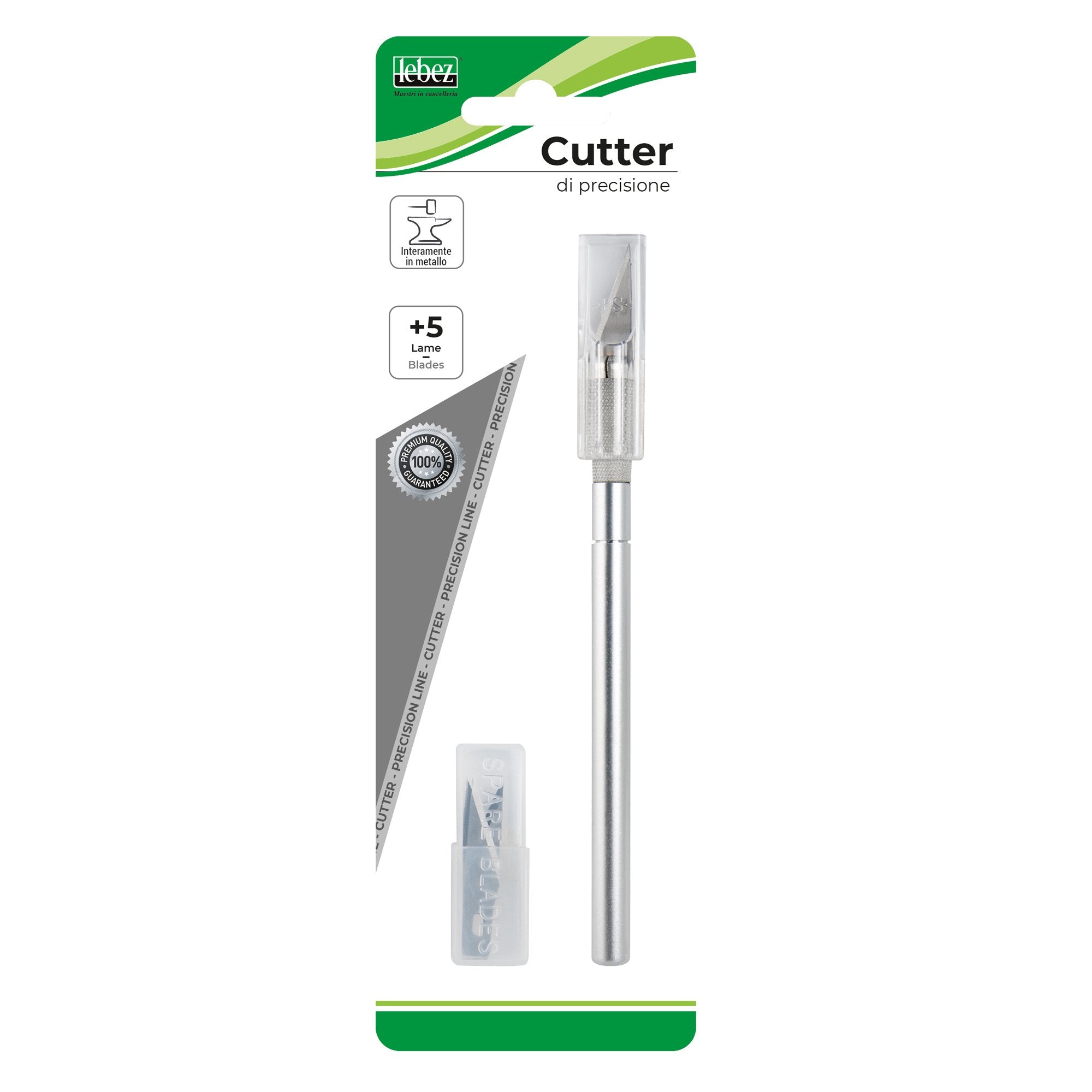 lebez-cutter-hobby-knife-blister-5-lame-art-c-601