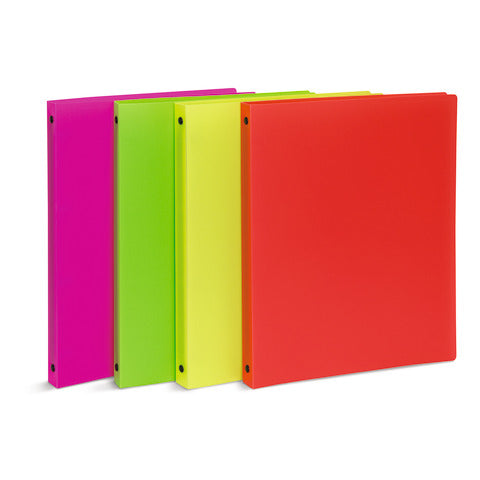 lebez-espositore-12-raccoglitori-4-anelli-pp-a4-diametro-30-mm-colori-neon-assortiti-80980