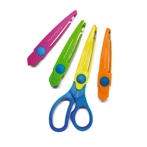 lebez-forbice-zig-zag-4-lame-acciaio-inox-intercambiabili-16-cm-colori-assortiti-forti-4333l