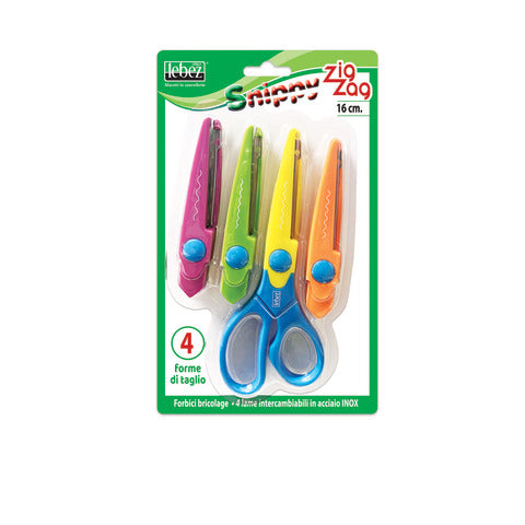 lebez-forbice-zig-zag-4-lame-acciaio-inox-intercambiabili-16-cm-colori-assortiti-forti-4333l