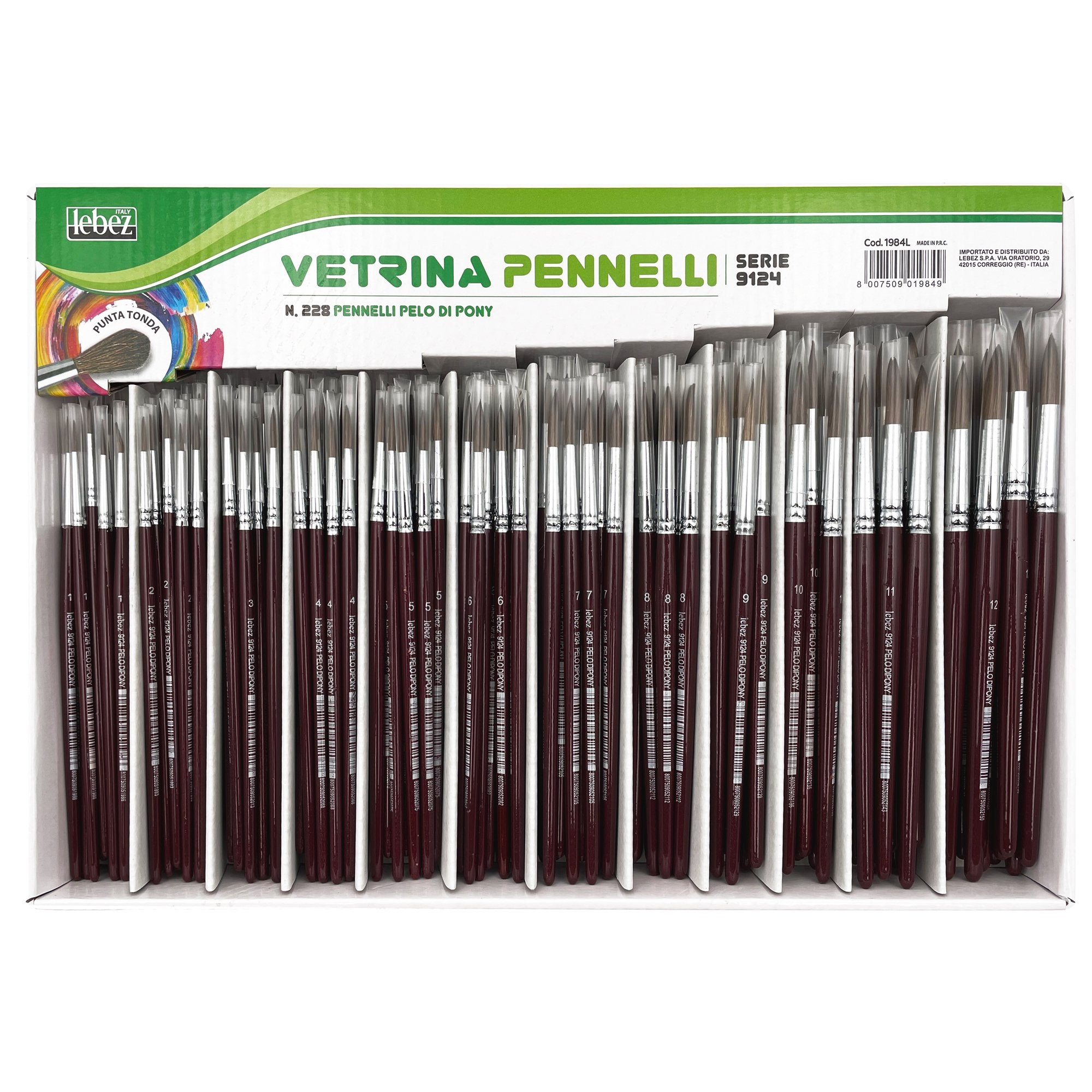 lebez-vetrinetta-228-pennelli-punta-tonda-pelo-pony-serie-9124
