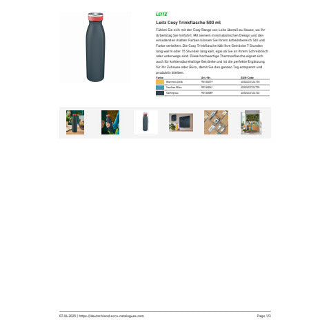 leitz-bottiglia-termica-cosy-500-ml-6-8x23-5x6-8-cm-grigio-velluto-90160089