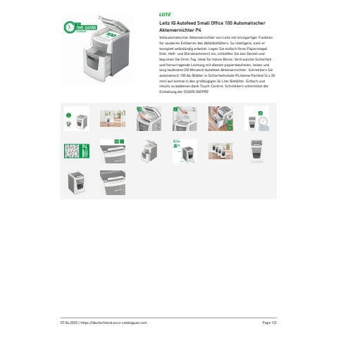 leitz-distruggidocumenti-automatico-iq-p4-small-office-autofeed-100-ff-34-l-bianco-80110000