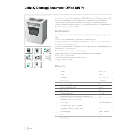 leitz-distruggidocumenti-manuale-iq-p4-office-23-l-bianco-80030000