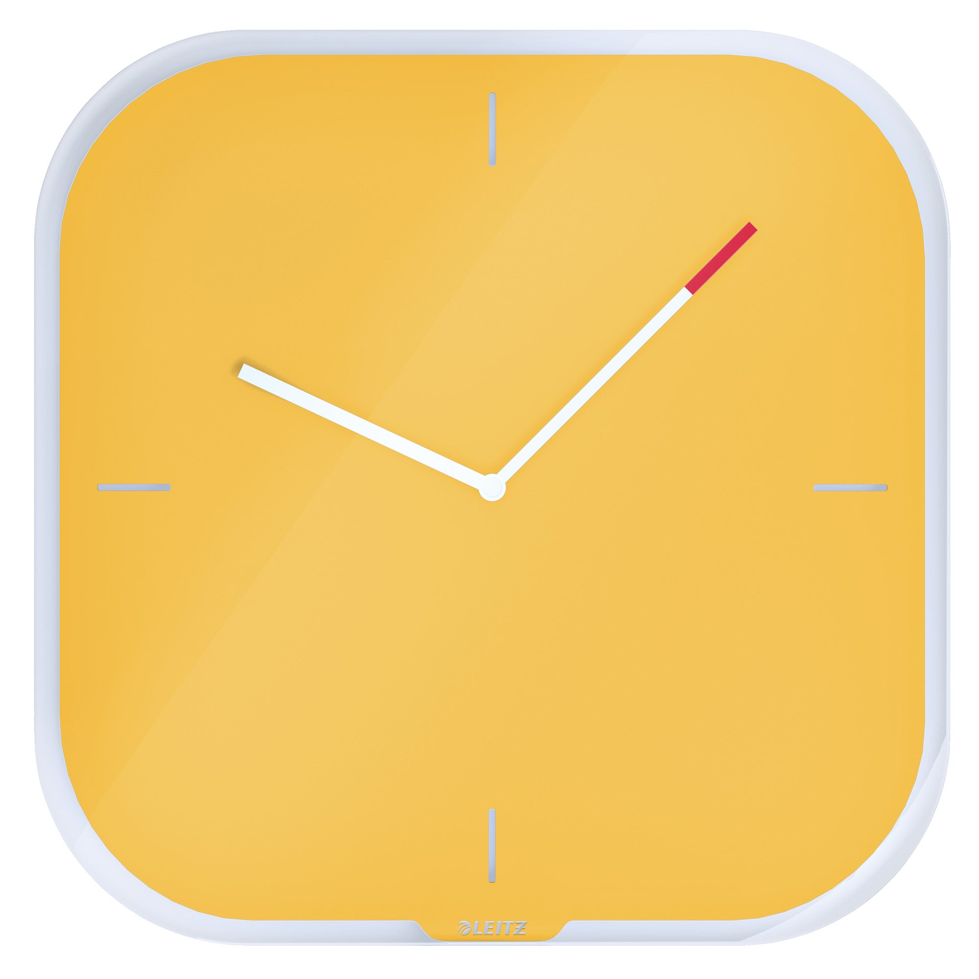leitz-orologio-parete-silenzioso-vetro-giallo-cosy
