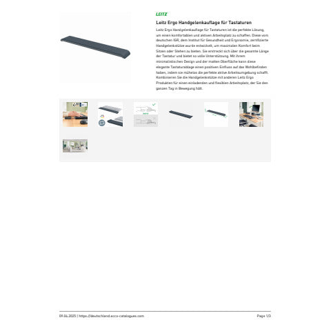 leitz-poggiapolsi-regolabile-tastiera-2-altezze-ergo-grigio-scuro-65230089