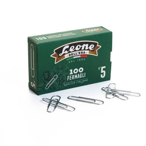 leone-dell-era-fermagli-leone-acciaio-zincato-n-5-1-1x49-mm-rotondi-zinco-brillante-scatola-100-pz-fz5