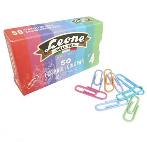 leone-fermagli-colorati-plastificati-n-4-32-mm-scatola-cartone-50-pezzi-assortiti-fxp5