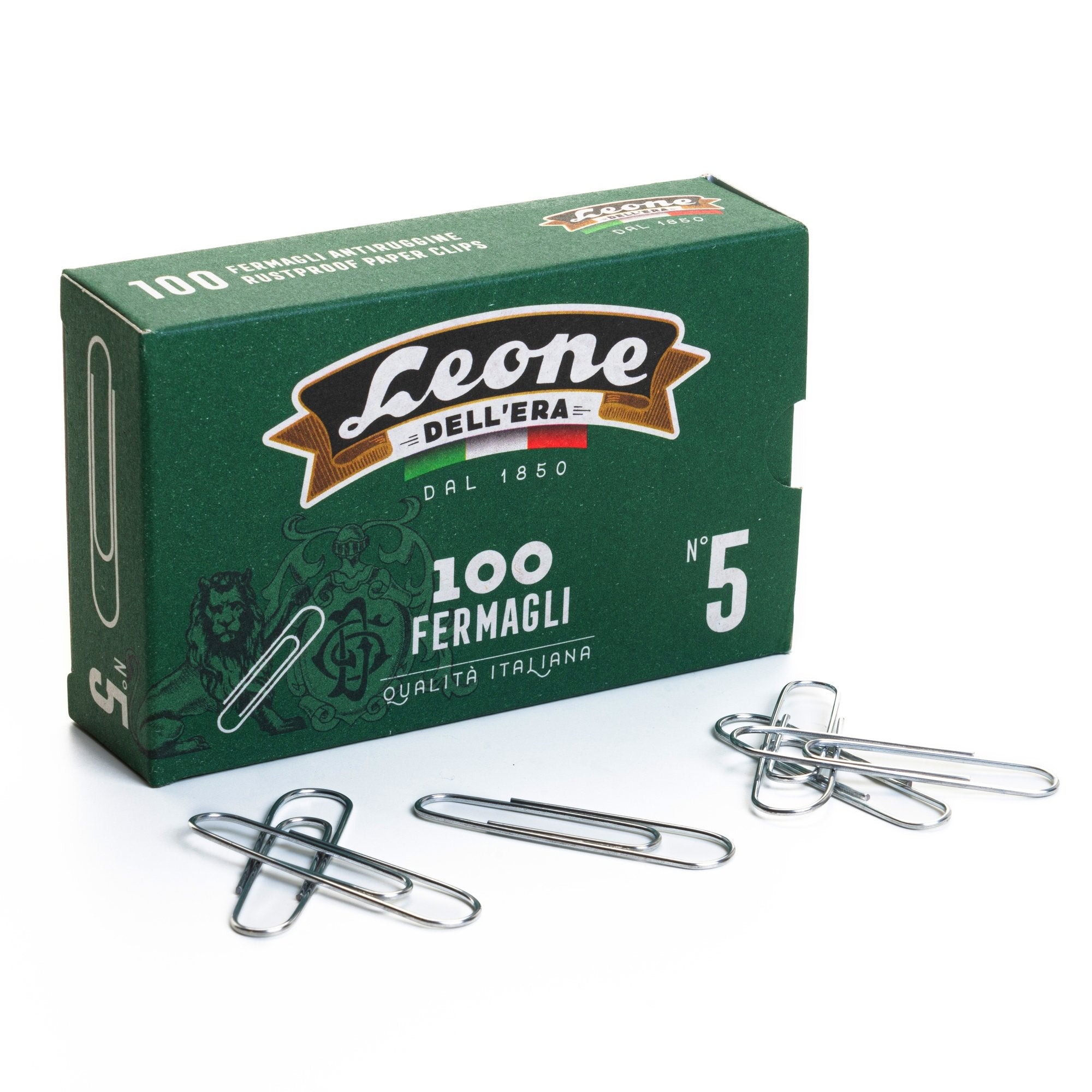 leone-scatola-100-fermagli-n-5-mm49-zincati-antiruggine