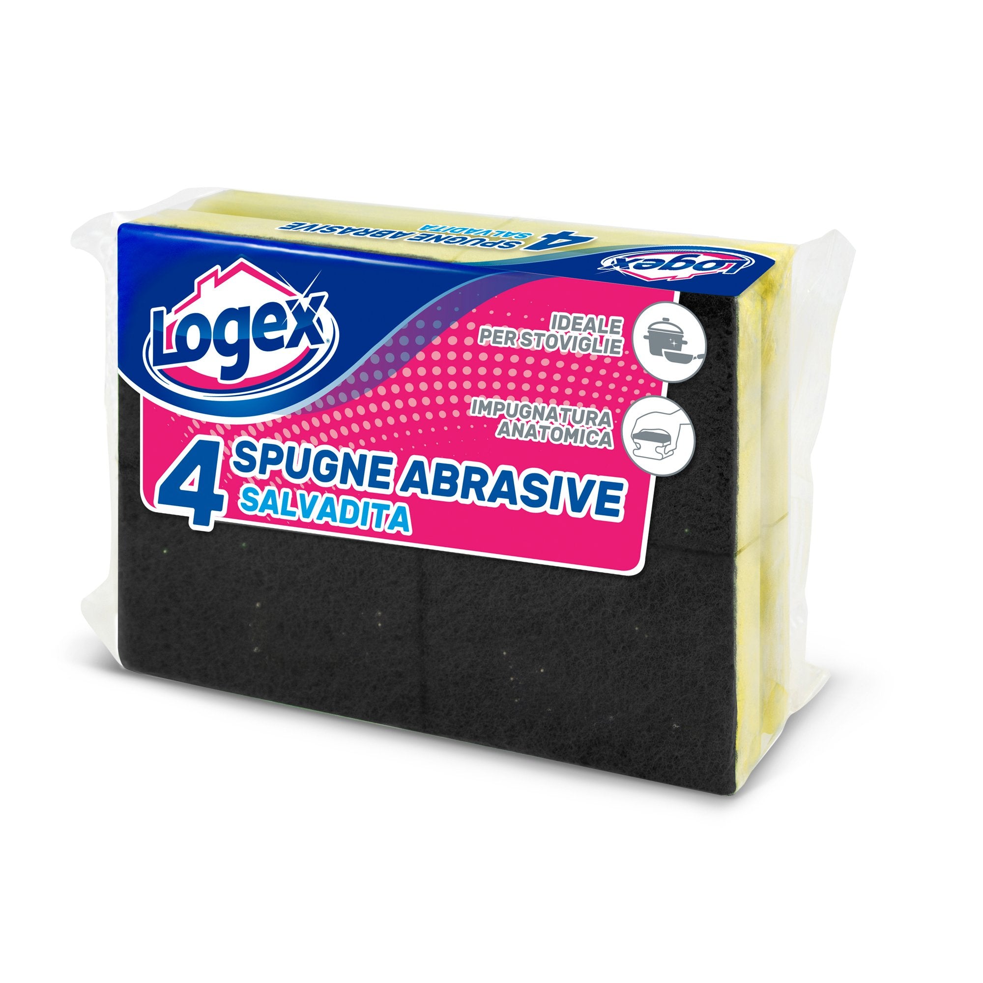 logex-professional-blister-4-spugnabella-logex-impugnatura