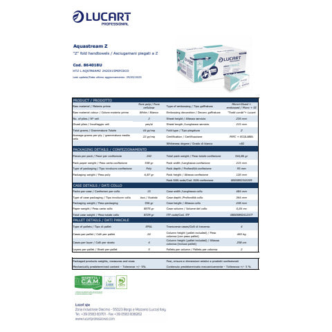 lucart-professional-asciugamano-2-veli-aquastream-piegato-z-conf-15-pacchetti-242-foglietti-864018u