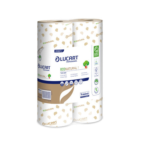 lucart-professional-carta-igienica-monofascettata-econatural-fiberpack-2-veli-conf-6-rotoli-170-strappi-avana