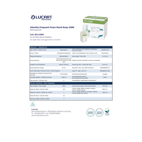 lucart-professional-ricarica-sapone-schiuma-ipoallergenico-6x1l-dispenser-identity-soap-89112000