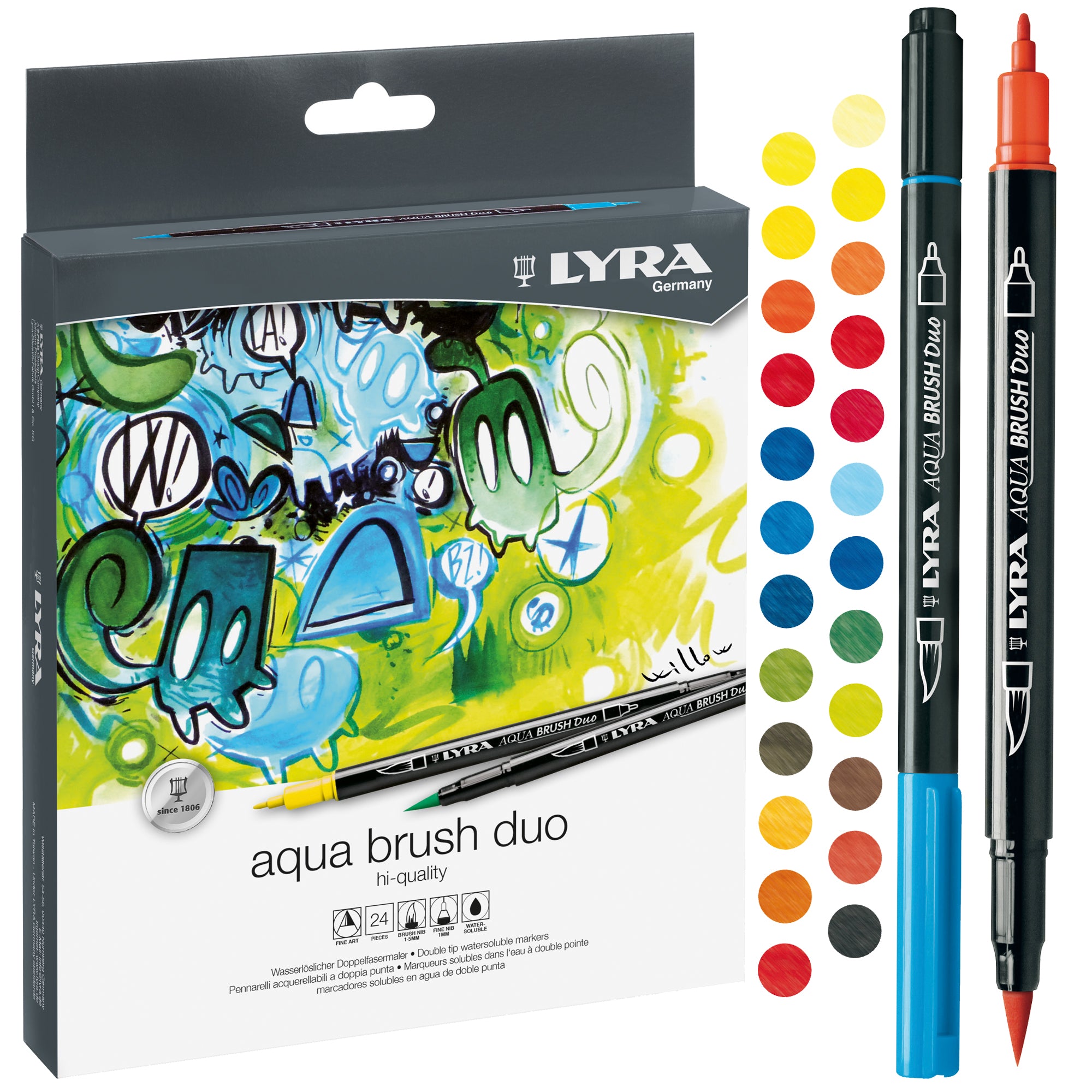lyra-astuccio-24-pennarelli-aqua-brush-duo