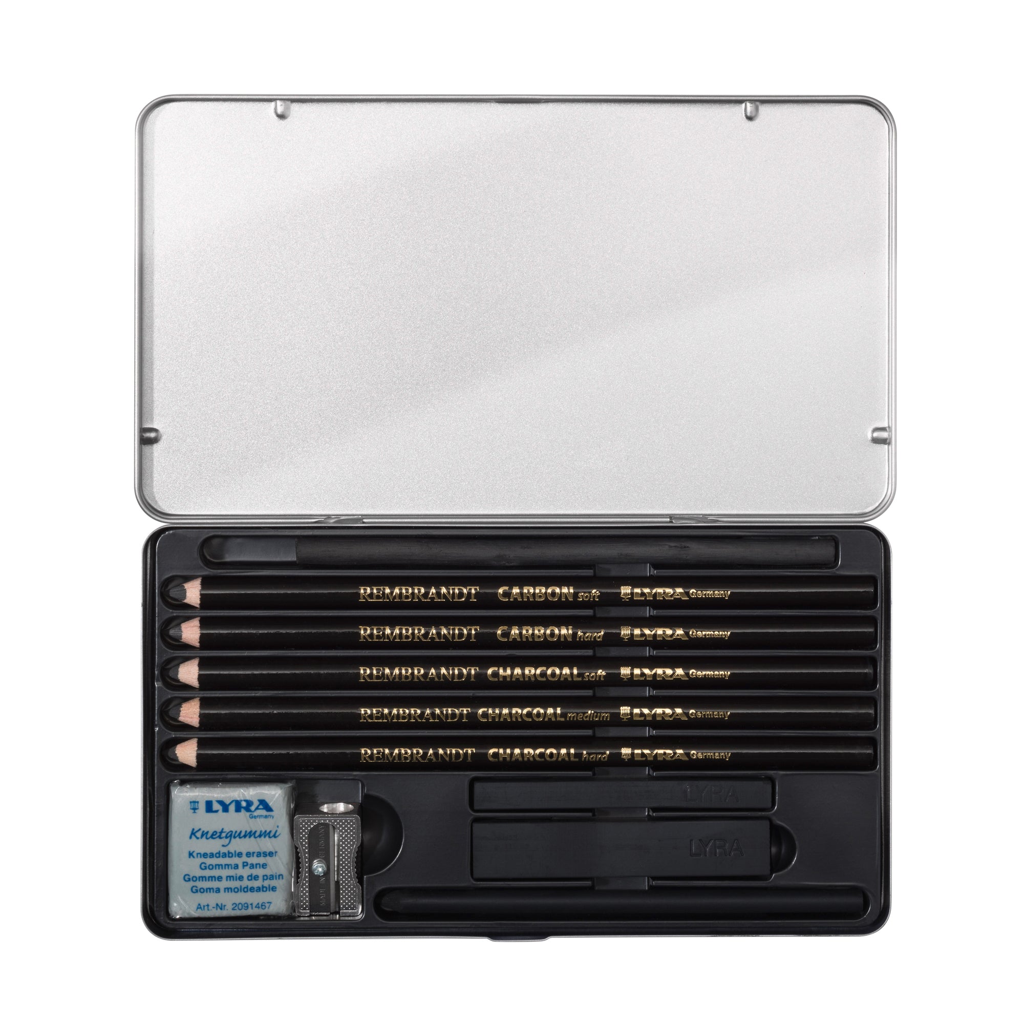 lyra-astuccio-metallo-assortimento-rembrant-charcoal-set