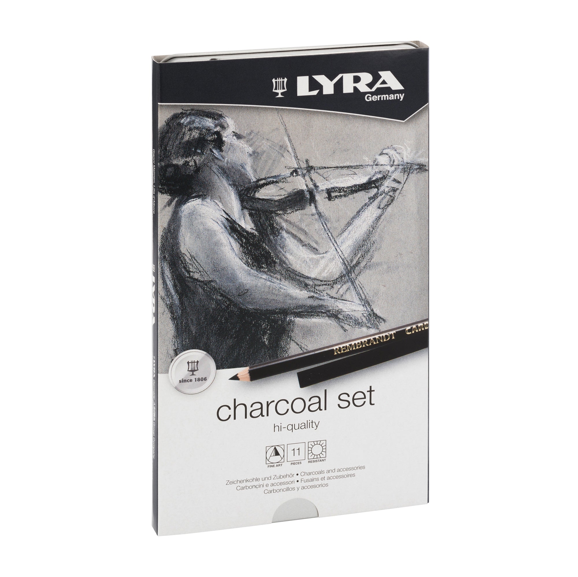 lyra-astuccio-metallo-assortimento-rembrant-charcoal-set