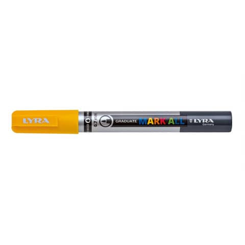lyra-marcatore-tempera-graduate-mark-punta-tonda-0-7-mm-giallo-l6800007