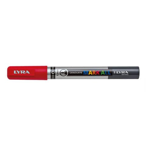 lyra-marcatore-tempera-graduate-mark-punta-tonda-1-mm-rosso-l6810018