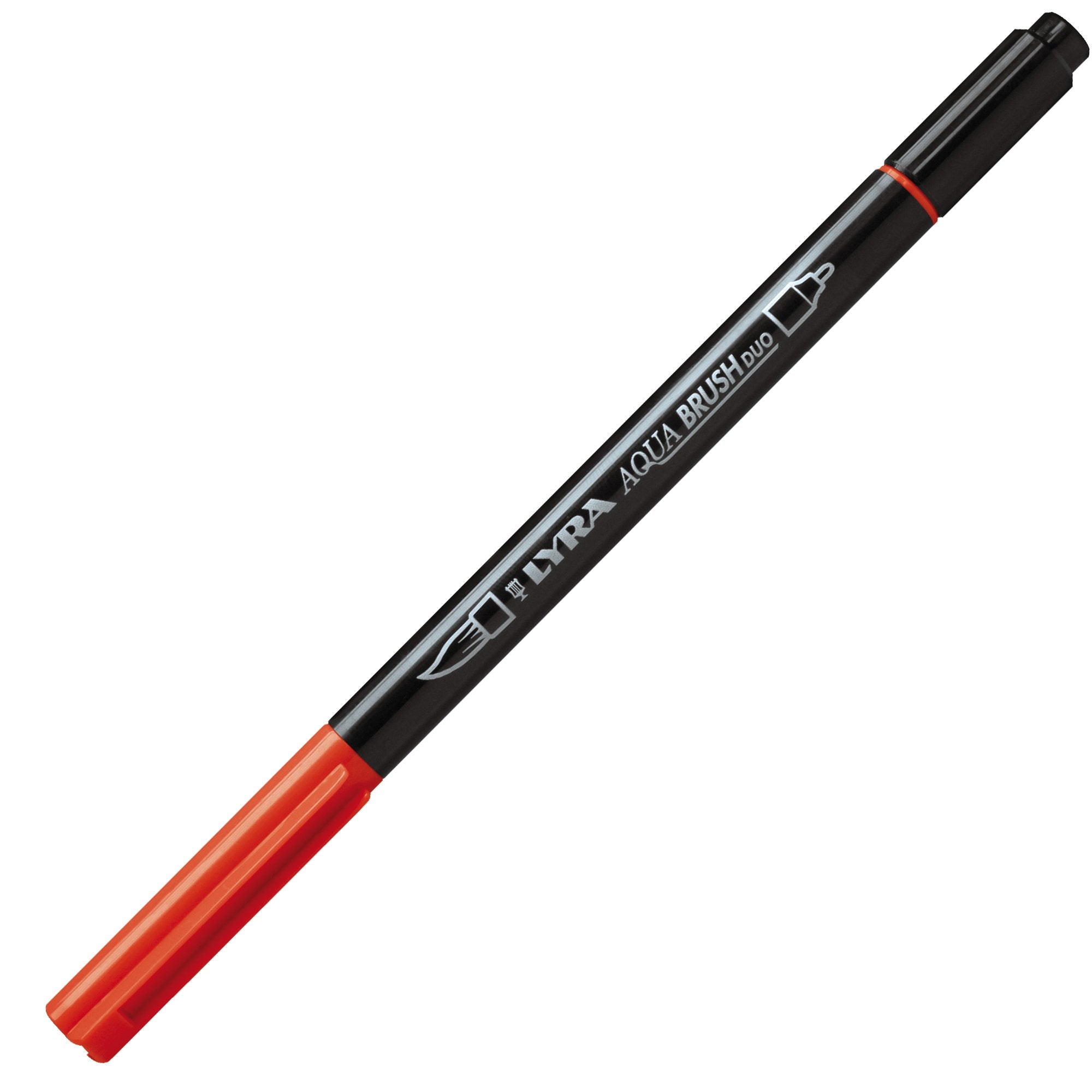 lyra-pennarello-2-punte-aqua-brush-duo-rosso-geranio-chiaro
