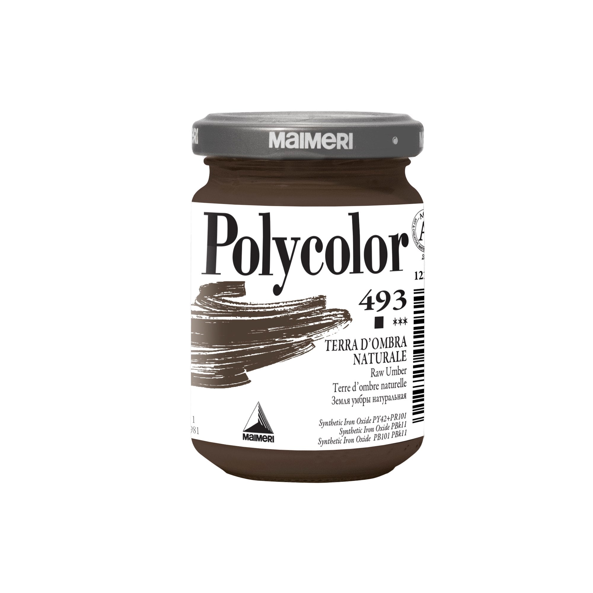 maimeri-colore-vinilico-polycolor-vasetto-140-ml-terra-dombra-naturale