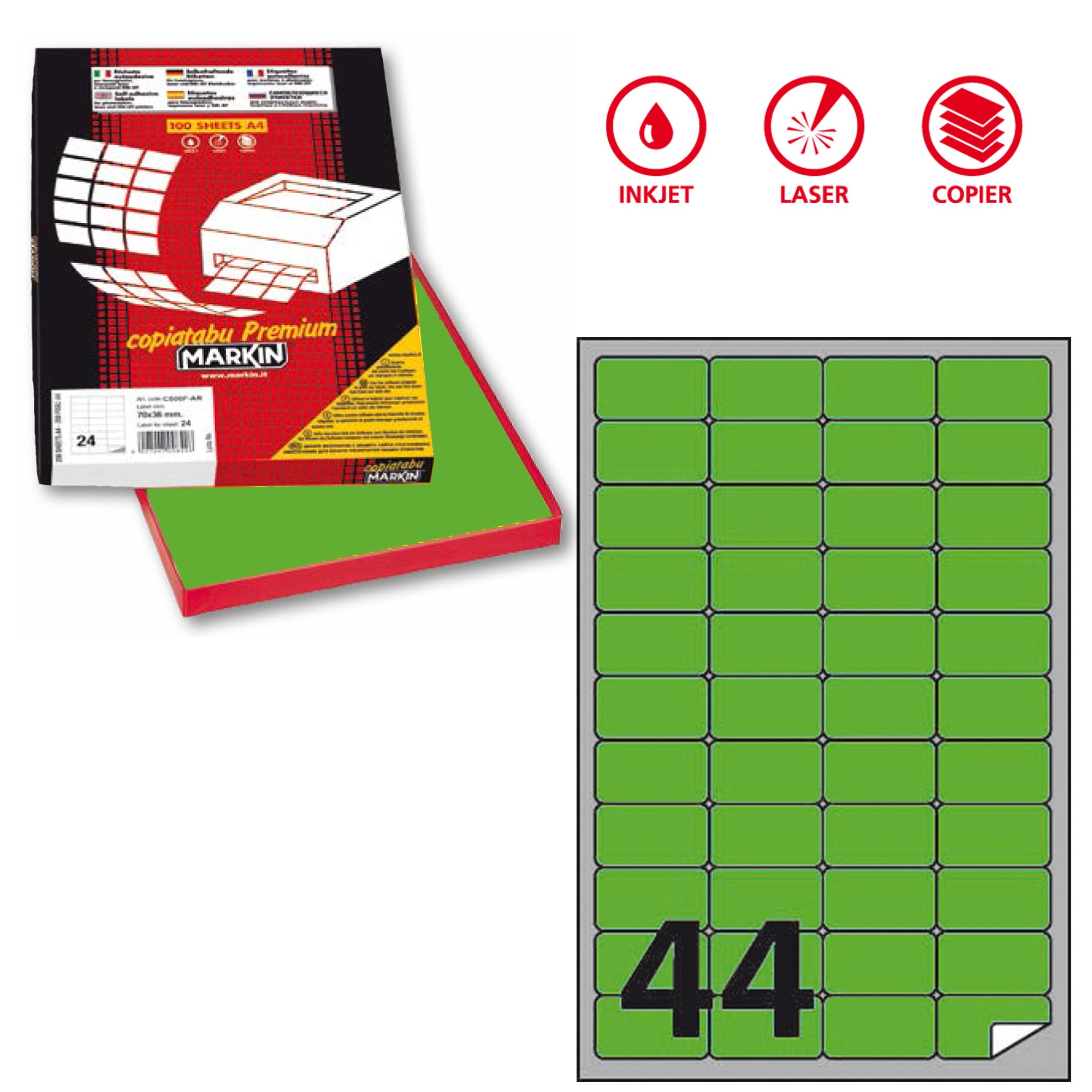 markin-etichetta-adesiva-a-406-verde-fluo-100fg-a4-47-5x25-5mm-44et-fg