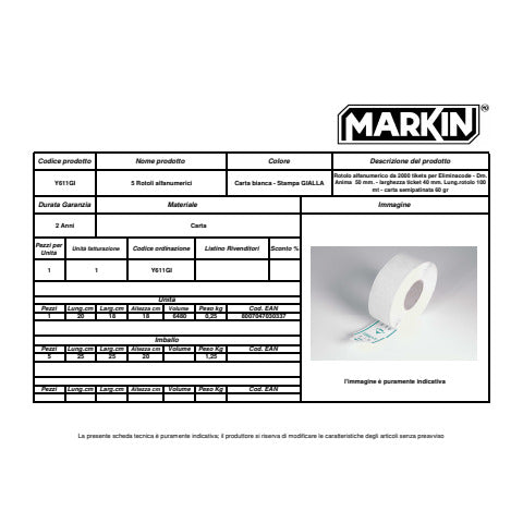 markin-rotoli-tickets-eliminacode-giallo-diametro-113x40-mm-conf-5-y611gi