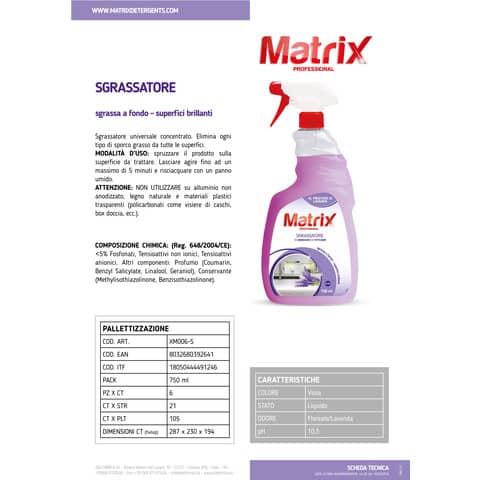 matrix-sgrassatore-750-ml-xm006-s