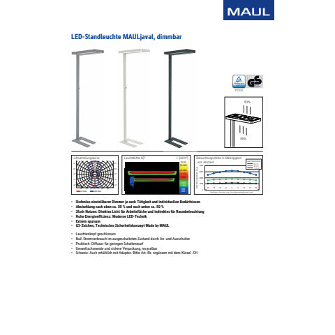 maul-lampada-piantana-led-dimmerabile-javal-nero-z810043