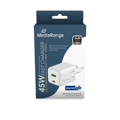 media-range-caricabatterie-rapido-gan-43w-uscita-usb-a-usb-c-media-range-bianco-mrma113-2