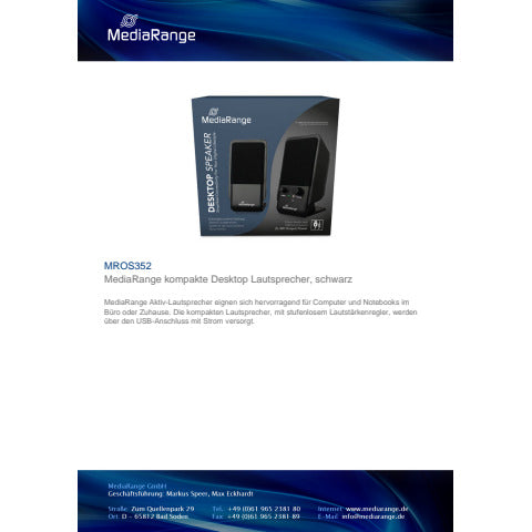 media-range-set-altoparlanti-2-0-nero-mros352